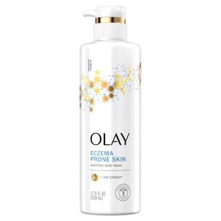 Olay Soothing Body Wash with Vitamin B3 on white background